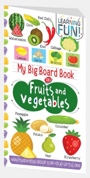 My Big Board Book of Fruits and Vegetables 